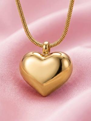 Gold cubic zirconia gold plated necklace for women 3