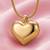 Gold cubic zirconia gold plated necklace for women