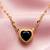 Gold cubic zirconia gold plated necklace for women