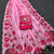 Pink Color Printed And Hand Work Silk Blend Saree