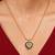 Gold cubic zirconia gold plated necklace for women