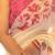 White Color Printed And Hand Work Silk Blend Saree