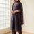 Women Ethnic Motifs Embroidered Panelled Thread Work Kurta with Trousers & With Dupatta