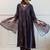 Women Ethnic Motifs Embroidered Panelled Thread Work Kurta with Trousers & With Dupatta
