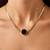 Gold cubic zirconia gold plated necklace for women