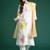 Women Floral Embroidered Thread Work Kurta with Trousers & With Dupatta