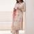 Women Floral Embroidered Mirror Work Kurta with Trousers & With Dupatta