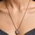 Gold cubic zirconia gold plated necklace for women