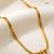 Gold cubic zirconia gold plated necklace for women