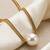 Gold cubic zirconia gold plated necklace for women