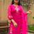Ethnic Motifs Embroidered Round Neck Thread Work Kurta with Trousers & Dupatta