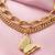 Gold cubic zirconia gold plated bracelet for women