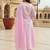 Floral Embroidered Thread Work Cotton A Line Kurta With Trousers & Dupatta
