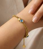 Gold cubic zirconia gold plated bracelet for women