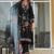 Women Floral Embroidered Thread Work Silk Kurta with Trousers & With Dupatta