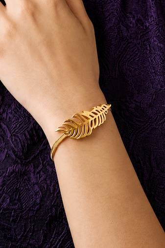 Gold cubic zirconia gold plated bracelet for women
