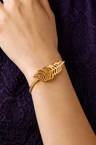 Gold cubic zirconia gold plated bracelet for women
