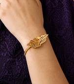 Gold cubic zirconia gold plated bracelet for women