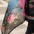 Women Floral Embroidered Thread Work Silk Kurta with Trousers & With Dupatta