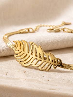 Gold cubic zirconia gold plated bracelet for women 3