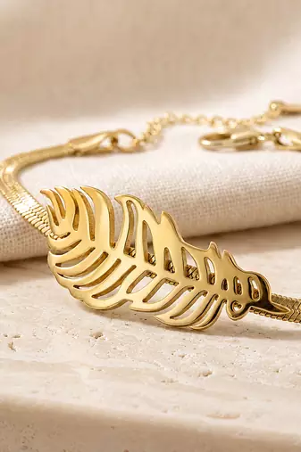 Gold cubic zirconia gold plated bracelet for women