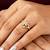 Gold cubic zirconia gold plated finger ring for women