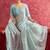 Sky blue galaxy heavy embroidery with sequince work saree with blouse