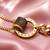 Gold cubic zirconia gold plated bracelet for women