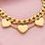 Gold cubic zirconia gold plated bracelet for women