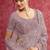Purple banarasi heavy embroidery with sequince work saree with blouse