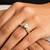 Gold cubic zirconia gold plated finger ring for women