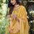 Women Floral Embroidered Thread Work Cotton Kurta with Trousers & With Dupatta