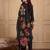 Women Floral Embroidered Thread Work Kurta with Trousers & With Dupatta