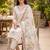 Women Floral Embroidered Thread Work Kurta with Trousers & With Dupatta