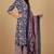 Floral printed cotton round neck kurta trouser & dupatta set