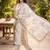 Women Floral Embroidered Thread Work Kurta with Trousers & With Dupatta