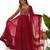 women's embroidery work faux georgette flared anarkali pant and dupatta set