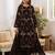 Women Floral Embroidered Thread Work Cotton Kurta with Trousers & With Dupatta