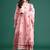 Floral Printed Beads & Stones Cotton Kurta With Trousers & Dupatta