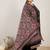 Plus Size Black Embroidered Straight Kurta Palazzos With Dupatta Set