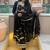 black vichitra silk blend  party wear embroidery anarkali suit set