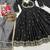 black vichitra silk blend  party wear embroidery anarkali suit set