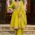 Ethnic Motifs Embroidered Thread Work A-Line Kurta with Trousers & With Dupatta