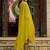 Ethnic Motifs Embroidered Thread Work A-Line Kurta with Trousers & With Dupatta