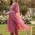 Women Floral Embroidered Thread Work Kurta with Trousers & With Dupatta