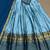 Traditional South Indian Style Blue Lehenga Choli