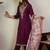 Women Ethnic Motifs Embroidered Thread Work Kurta with Trousers & Dupatta