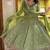 green vichitra silk blend  party wear embroidery anarkali suit set