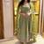 green vichitra silk blend  party wear embroidery anarkali suit set