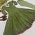 green vichitra silk blend  party wear embroidery anarkali suit set